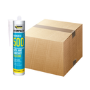 EverBuild Premium+ 500 Bath & Sanitary Silicone White 290ml (Box of 25)