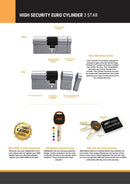 Avocet ABS Master 3 Star High Security Euro Cylinder (Nickel)