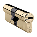 Avocet ABS Master 3 Star High Security Euro Cylinder (Brass)