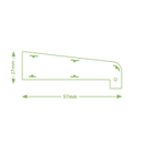 Eurocell 150mm Sill End Cap (Various Colours)