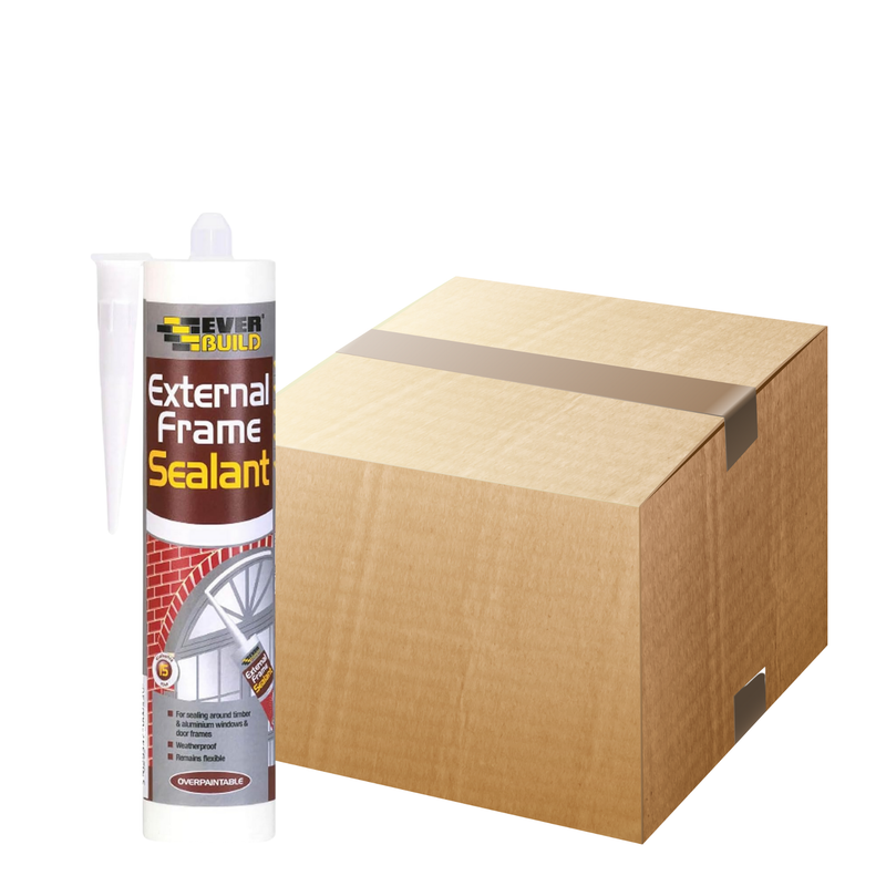 Window & Door External Frame Sealant 290ml Brown (Box Of 12)