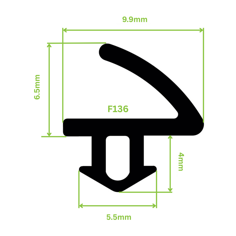 Window & Door Flipper Gasket (F136)