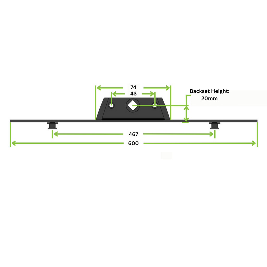 Maco Inline Espag UPVC Window Lock Mechanism Rod - LENGTH: 600mm ...