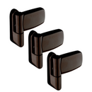 Avocet ET3D uPVC Door Flag Hinge - Brown (Pack of 3)