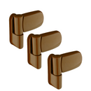 Avocet ET3D uPVC Door Flag Hinge - Tan (Pack of 3)