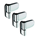 Avocet ET3D uPVC Door Flag Hinge - Chrome (Pack of 3)