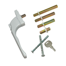 Universal uPVC Window Handle Multi Spindle - White