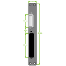 Universal uPVC Door Latch Plate - Adjustable & Universal Fit