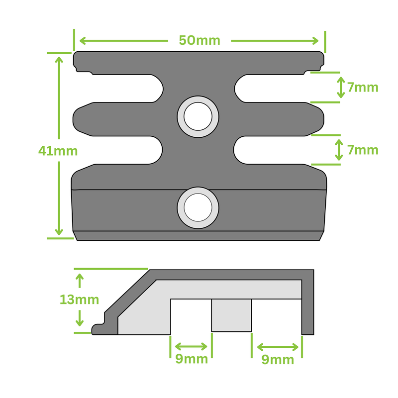 Avocet WMS Espag Mushroom uPVC Window Keep ERK076M