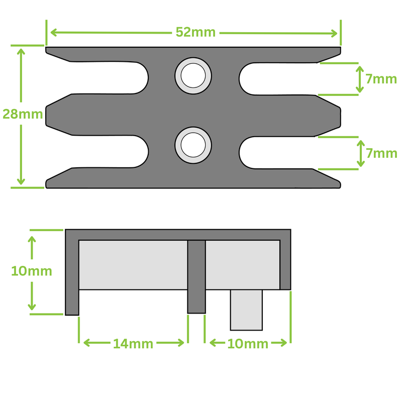 Avocet WMS Espag Mushroom uPVC Window Keep ERK041MB