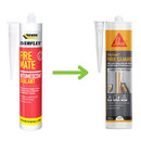 Sika SikaSeal Fire Guard Acoustic Acrylic Sealant 295ml White (Box of 12)