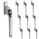 uPVC Window Handle Universal Inline Espag Handle Champagne Gold (Box of 10)