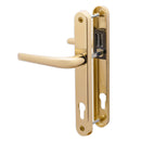uPVC Door Handle (Long Back Plate 210mm) - Champagne Gold