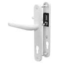 uPVC Door Handle (Long Back Plate 210mm) - White