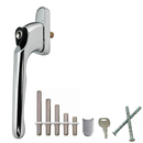 Universal uPVC Window Handle Multi Spindle - Chrome