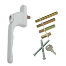 Universal uPVC Window Handle Multi Spindle - White
