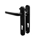 uPVC Door Handle (Small Back Plate 122mm) - Black