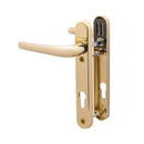 uPVC Door Handle (Small Back Plate 122mm) - Champagne Gold
