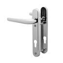 uPVC Door Handle (Small Back Plate 122mm) - Chrome