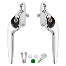 Yale uPVC Window Handle Cranked - Chrome