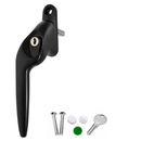 Yale uPVC Cranked Window Handle - Black