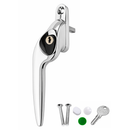 Yale uPVC Window Handle Cranked - Chrome
