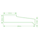 Rehau 150mm Sill End Caps (Various Colours)