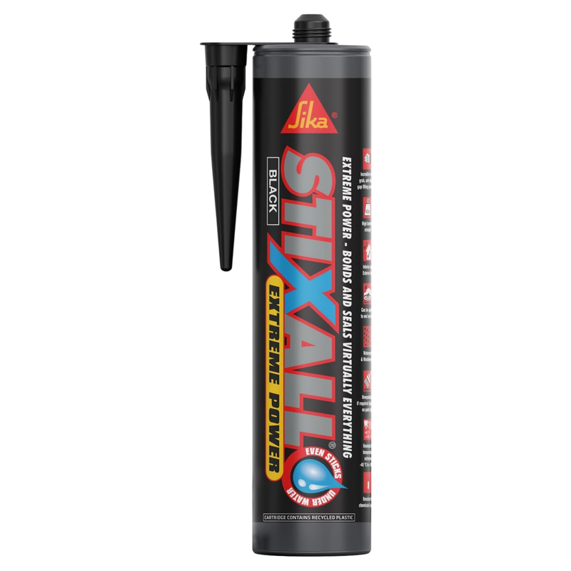 Stixall Adhesive & Sealant Black 290ml