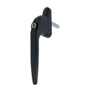 Yale uPVC Window Handle Universal Inline Espag Handle Black - SPINDLE LENGTH: 20mm