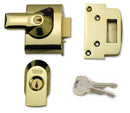 Yale BS Max Security Nightlatch Brass Narrow