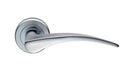 Serozzetta Olivier Door Handle, Satin Chrome