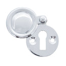Victorian Covered Escutcheon Chrome