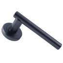 Serozzetta Philadelphia Lever On Rose Door Handles Matt Black