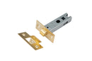 Premium Sprung Bolt Thru Tubular Mortice Latch 76mm Electro Brass