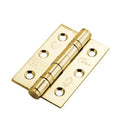 Grade 7 Ball Bearing Hinge Brass Plated