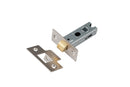 Premium Sprung Bolt Thru Tubular Mortice Latch 63mm Nickel Plated