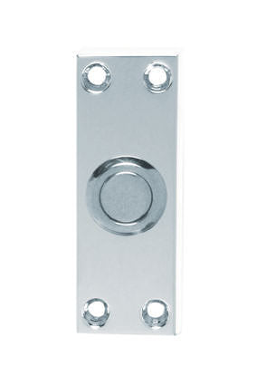 Victorian Bell Push 79 x 30mm Polished Chrome