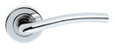Serozzetta Cuatro Lever On Rose Door Handles Polished Chrome