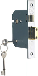 Yale BS 5 Lever Mortice Sashlock 64mm Polished Chrome