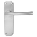 Serozzetta Dos Door Handles Latch Satin Chrome