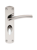 Serozzetta Cuatro Door Handles Bathroom Polished Chrome