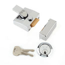 Yale Deadlocking Nightlatch Chrome Narrow
