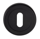 Serozzetta Escutcheon - Standard Profile Matt Black
